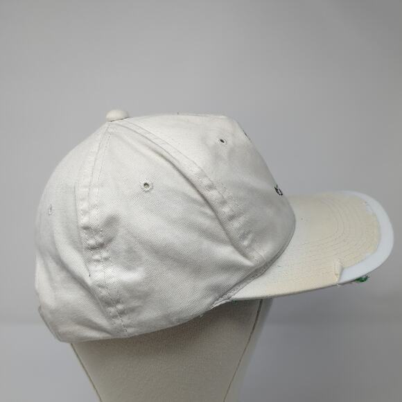 Court 98 St. Joseph MO Snapback Cap Beige One Size Adjustable Distressed Kudzu - Picture 5 of 9